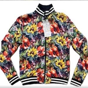 Cactus Floral Bomber Jacket